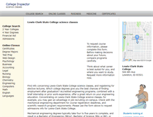 Tablet Screenshot of lewisclarkstate.com